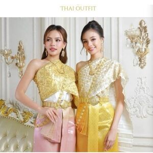 Thai Outfits 2-Piece Dress, Adjustable Size